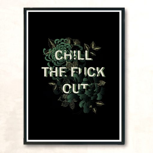 Chill Modern Poster Print