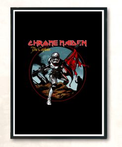 Chrome Maiden The Captain Modern Poster Print