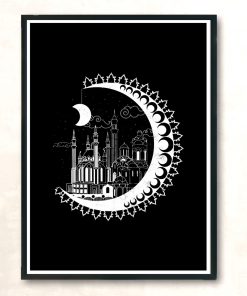 City In The Stars Modern Poster Print