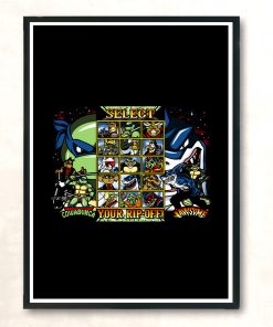 Clash Of Rip Offs Modern Poster Print