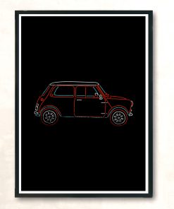 Classic Mini Modern Poster Print