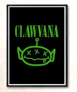 Clawvana Green Modern Poster Print