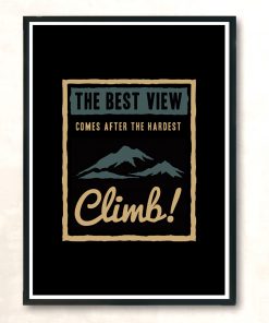 Climb Modern Poster Print