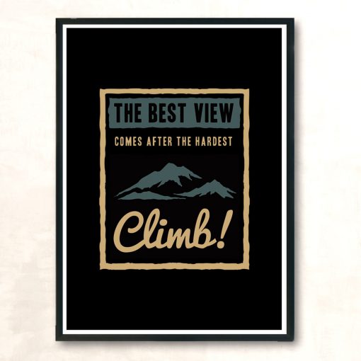 Climb Modern Poster Print