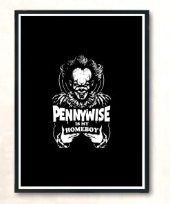 Clown Is My Homeboy Modern Poster Print