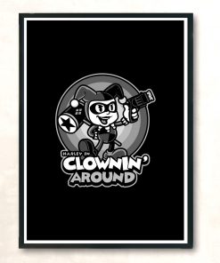 Clownin Around Modern Poster Print