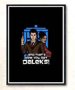 Codename Doctor Modern Poster Print