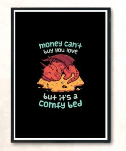 Comfy Bed Modern Poster Print