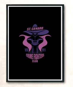 Crime Fighters Club Modern Poster Print