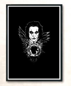 Crow Face V2 Modern Poster Print