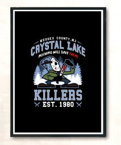 Crystal Lake Killers Modern Poster Print