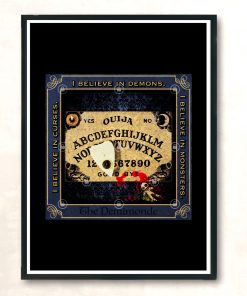 Curses Demons And Monsters Ouija Modern Poster Print