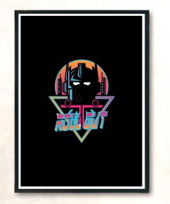 Cyber Bot Modern Poster Print