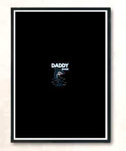 Daddy Shark Doo Doo Modern Poster Print