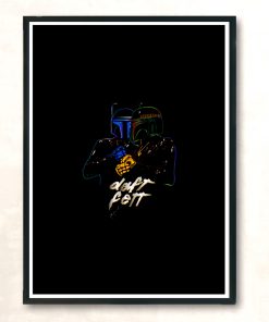 Daft Fett Modern Poster Print