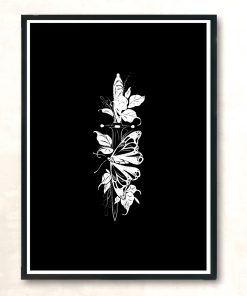 Dagger Butterfly Modern Poster Print