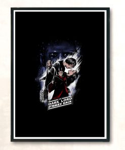 Dark Lord Strikes Back Modern Poster Print