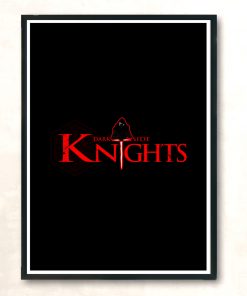 Dark Side Knights Modern Poster Print