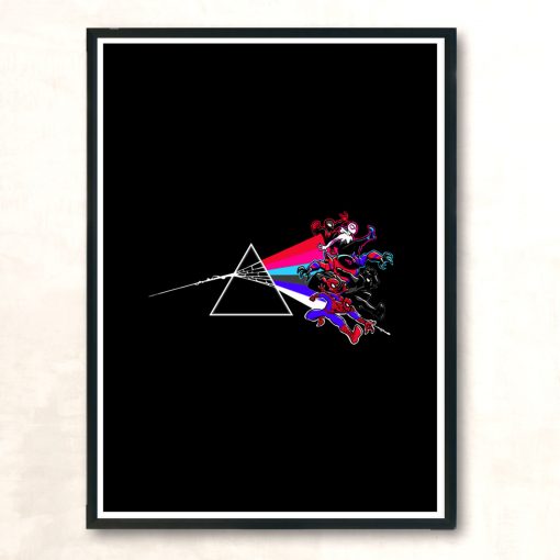 Dark Side Of The Spiderverse Modern Poster Print