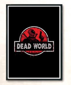 Dead World Modern Poster Print