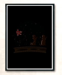 Demogorgon In Chocolate Land Modern Poster Print