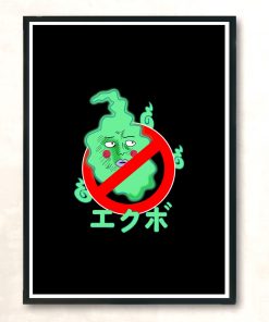 Dimple Ghost Mob Psycho Modern Poster Print