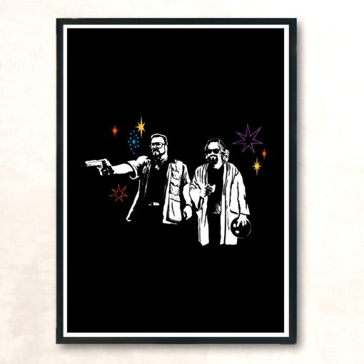 Dude Fiction Modern Poster Print