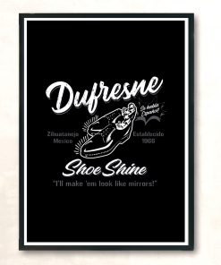 Dufresne Shoe Shine Modern Poster Print