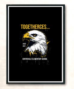 Eagle Centreville Elementary School Modern Poster Print