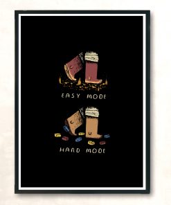 Easy Mode Modern Poster Print