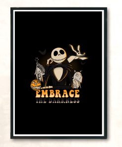 Embrace The Darkness Modern Poster Print