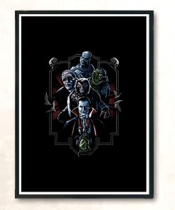 Enter The Monsters Modern Poster Print