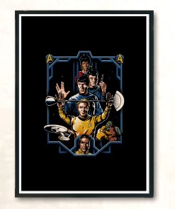 Enter The Trekkies Modern Poster Print