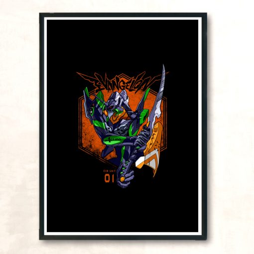 Eva Unit 01 Modern Poster Print