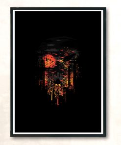 Evacuate Earth Modern Poster Print