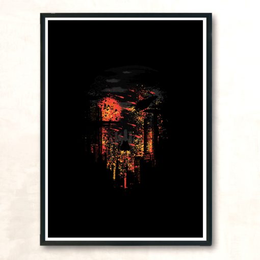 Evacuate Earth Modern Poster Print