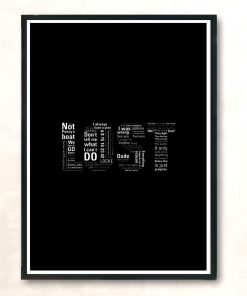 Everything Happens For A Reason Dark Ver Modern Poster Print