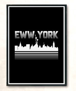 Eww York Modern Poster Print