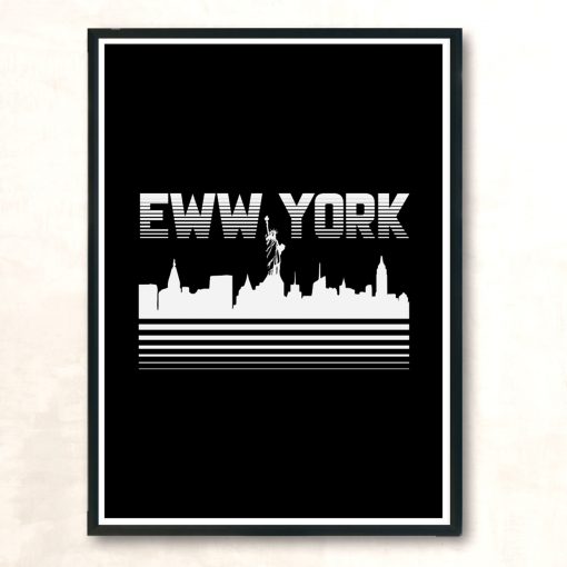 Eww York Modern Poster Print