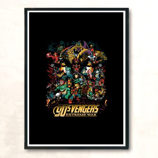 Extreme War Modern Poster Print