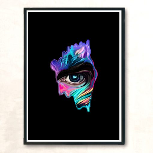 Eye Am In Orbit Modern Poster Print