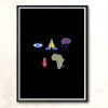 Eye Bless The Rains Modern Poster Print