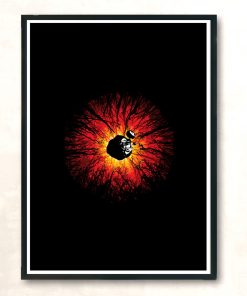 Eye Of Destruction Modern Poster Print