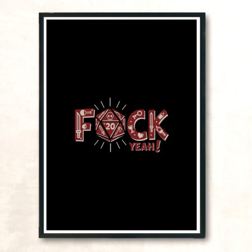 F@ck Yeah Modern Poster Print