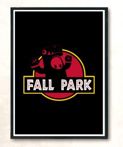 Fall Park Modern Poster Print