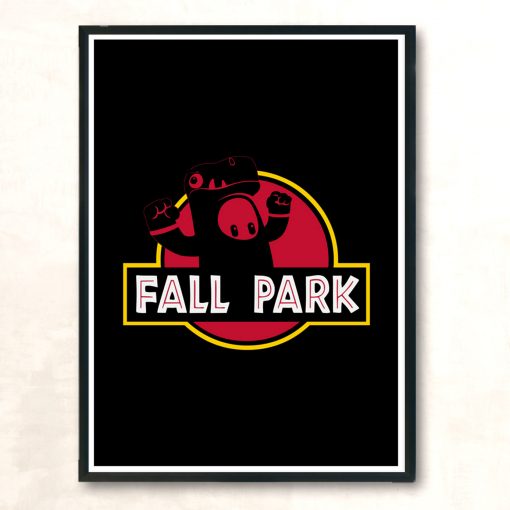 Fall Park Modern Poster Print