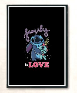 Family Is Love Modern Poster Print