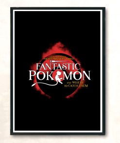 Fantastic Pokemon Effect Modern Poster Print