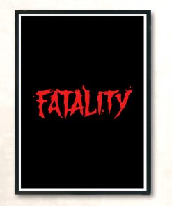 Fatality Modern Poster Print