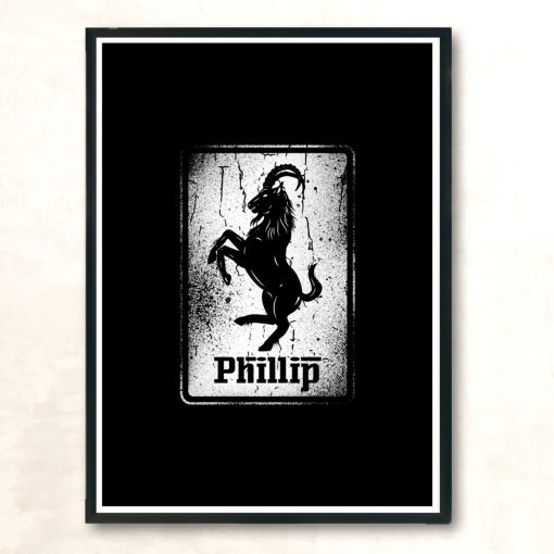 Ferrari Phillip Bandw 2 Modern Poster Print